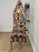 Viscose Tunic Dress/Blue