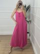 Pleated Dress-50652/Fux