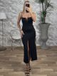 Skinny Ve Bust Dress/Black