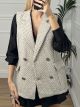 Tweed Vest/Beige