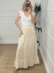 Maxi Boho Skirt/Beige