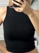 Casual Crop Top/Black