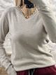 Strassed Ve Sweater-1757/Beige
