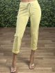Cotton Highwaist Soft Pants/Yellow