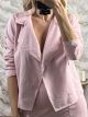 Σακάκι Short Suede/Pink