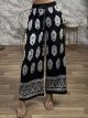 Cotton Highwaist Ethnic Pants-2529/Black