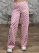 Polka Dot & Stripes Pants/Pink