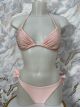 Strassed Bikini Set-5332/Pink