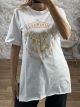 HOGWARTS Viscose T-Shirt/White
