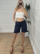 Cotton Belt Shorts/Navy Blue