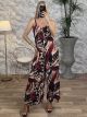 Elastic Jumpsuit-2897/Red