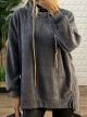 Oversized Cord Sweater/Grey