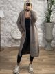 Long Mohair Cardigan/Mocca
