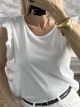Ruffle Sleeves TShirt-1673/White