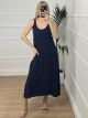Light Summer Dress/Navy Blue