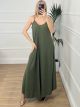 Plain Maxi Dress/Khaki