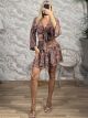 Silk Boho Mini Skirt Set-2021/N12