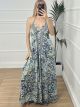 Maxi Silk Openback Dress-1352/Ν3