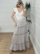 Maxi Boho Skirt/Grey
