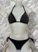 Strassed Bikini Set-5332/Black