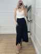 Midi Wrap Skirt/Black