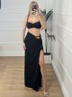 Braids Skirt Set/Black