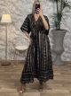 Viscose Maxi Boho Dress-2540/Black