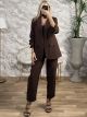 Κοστούμι Με Σούρα-Plus Size/Chocolat