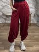 Velvet Alladin Pants/Burgundy