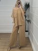 Plus Size Flower Set/Beige
