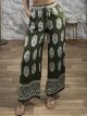 Cotton Highwaist Ethnic Pants-2529/Khaki