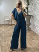 Oversized Pants Set/Petrol