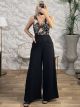 Velvet Bust Jumpsuit
