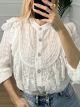 Lace and Pearls Shirt-New/White