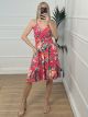 Floral Wrap Dress/Fux