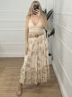 Viscose Maxi Skirt-6050/Beige