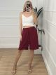Long Shorts-55023/Burgundy