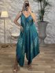 Silk Asymmetrical Jumpsuit-1208/N6