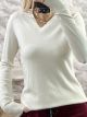 Strassed Ve Sweater-1757/Vanilla