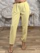 Strass Belt Pants-3196/Yellow