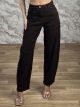 Z- Leopard Denim Pants-1503/Chocolat