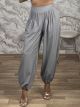 Alladin Highwaist Pants-26087/Grey