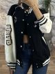 College Jacket-30059/Black