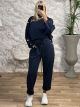Viscose Buttons Set-58403/Dark Blue