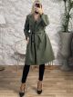 Classic Buttons Coat/Khaki