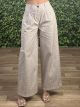 LittleFlowers Highwaist Cotton Pants/Beige