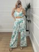 Floral Wide Set/Aqua