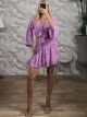 Silk Boho Mini Skirt Set-2021/N16