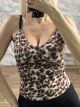 Athletic Comfort Top-4152/Mocha Leopard