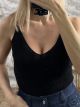 OpenBack Knitted Top/Black